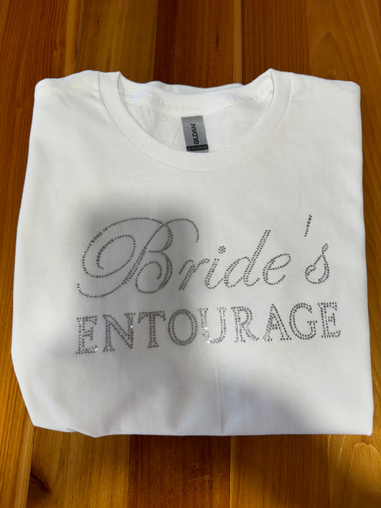 Bride’s  Rhinestone Ladies Shirt - Bride’s Entourage