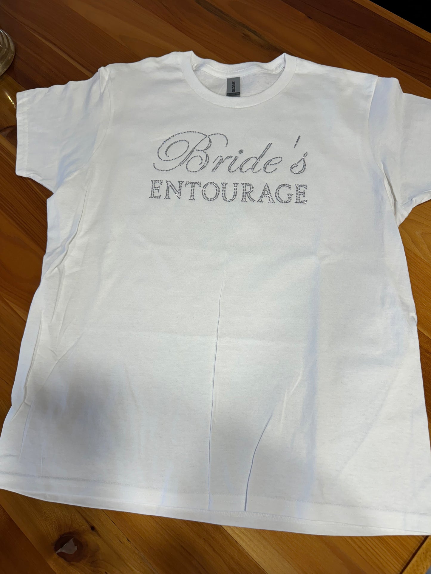Bride’s  Rhinestone Ladies Shirt - Bride’s Entourage